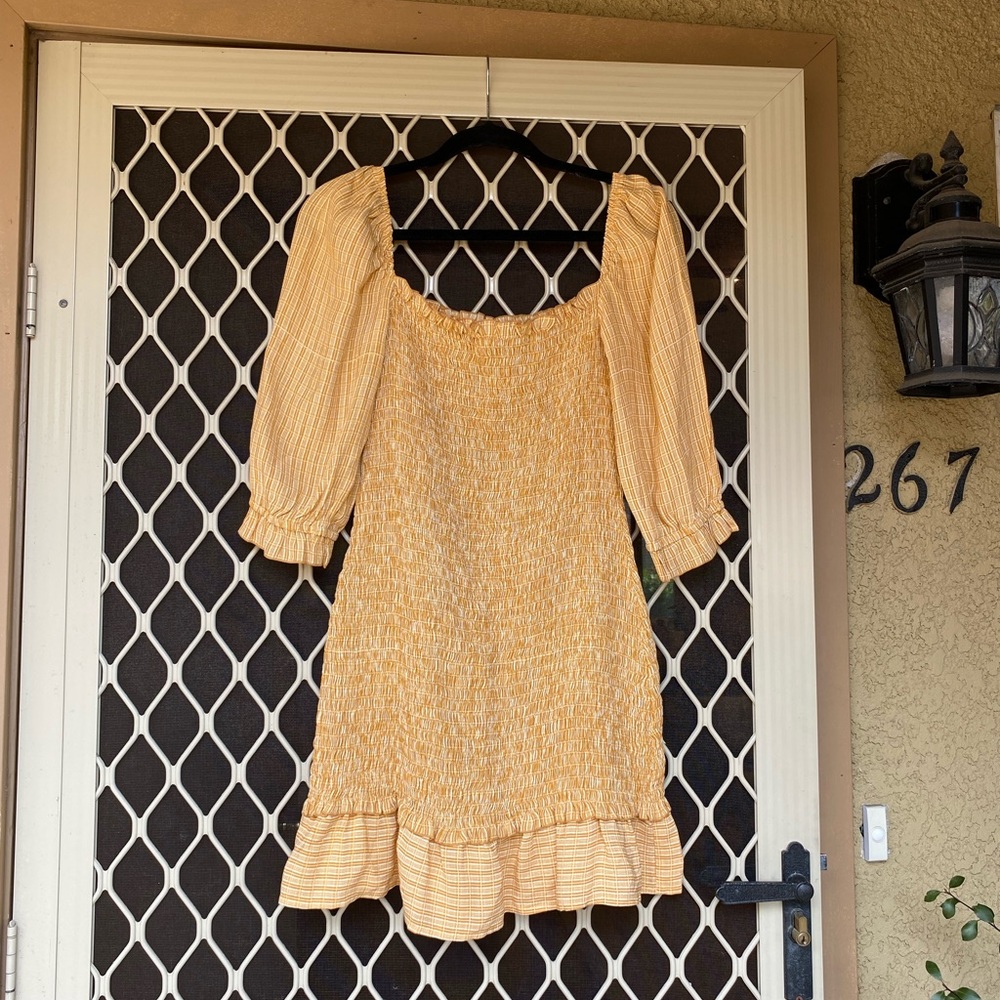 Faithfull the brand ruched dress